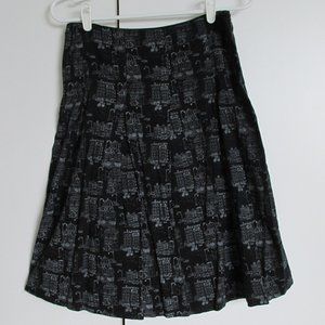 Ecologie B&W Cotton Skirt Paris Scenes Fits Sz 6-8